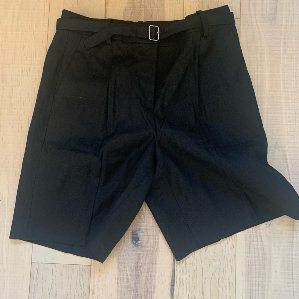 NWT J. Crew Women's Classic Black Belted Shorts